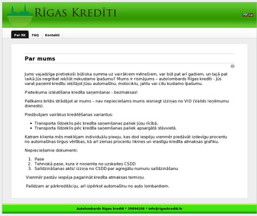 Rīgas kredīti, SIA